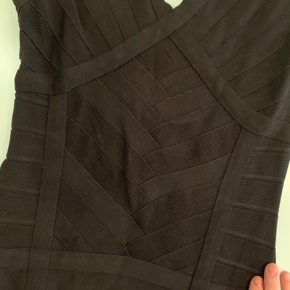 Herve Leger black bandage dress - Picture 2 of 7